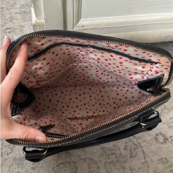 Kate Spade ♠️ Wellesley Maeda Black Leather Satchel - Picture 7 of 9